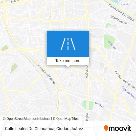 Calle Leales De Chihuahua map