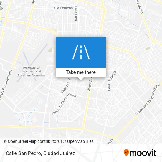 Calle San Pedro map