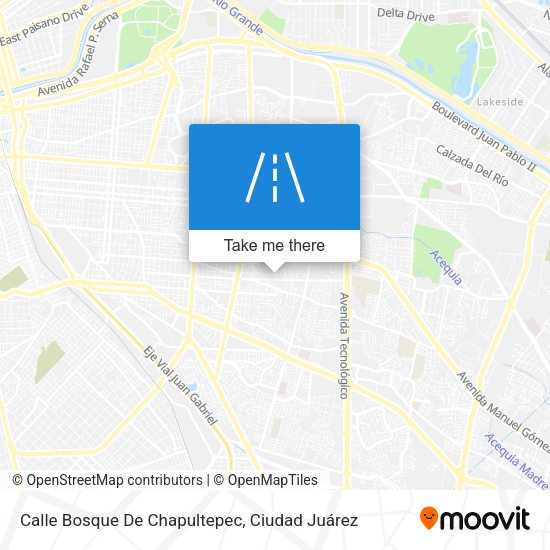 Calle Bosque De Chapultepec map