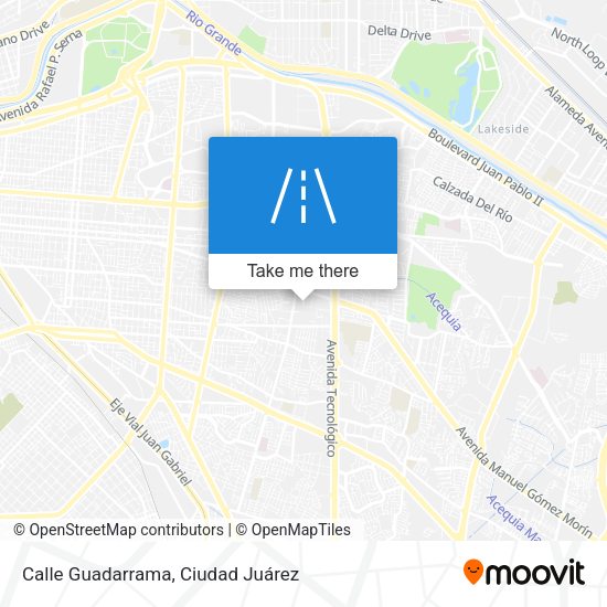 Calle Guadarrama map
