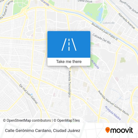 Calle Gerónimo Cardano map