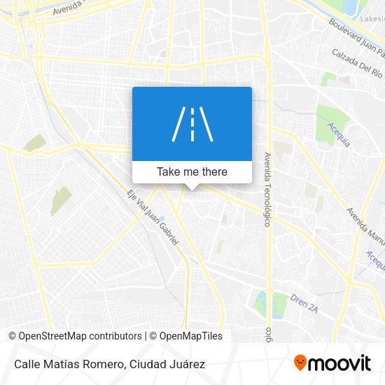 Calle Matías Romero map