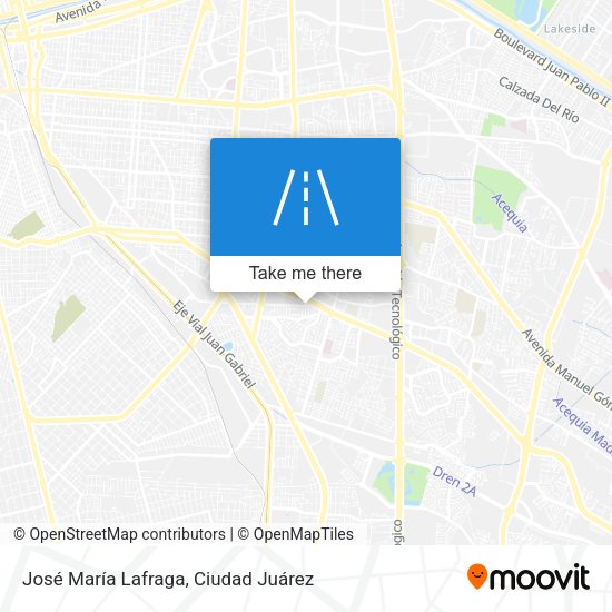 José María Lafraga map