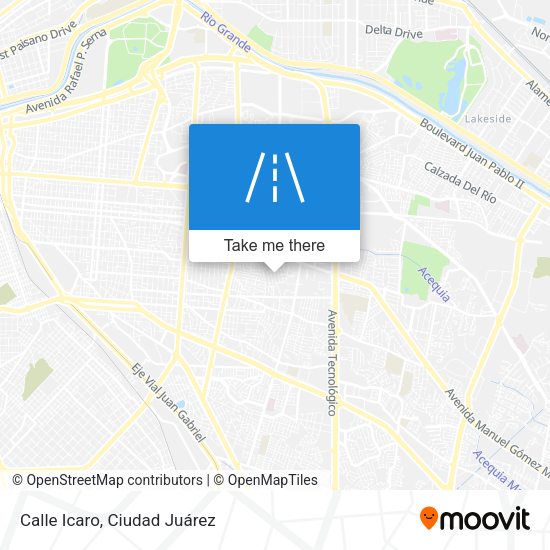 Mapa de Calle Icaro