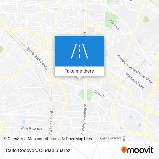 Mapa de Calle Cocoyoc