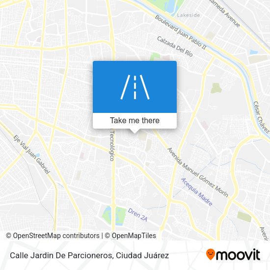Mapa de Calle Jardin De Parcioneros