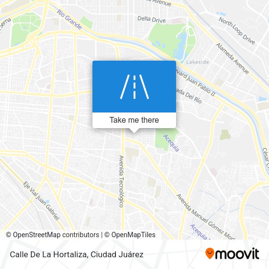 Mapa de Calle De La Hortaliza
