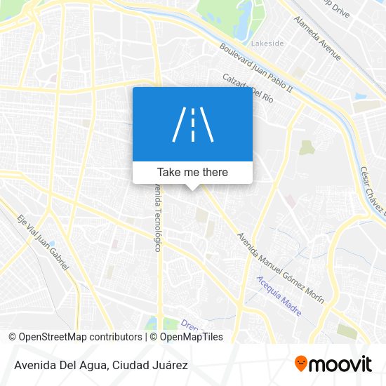 Mapa de Avenida Del Agua
