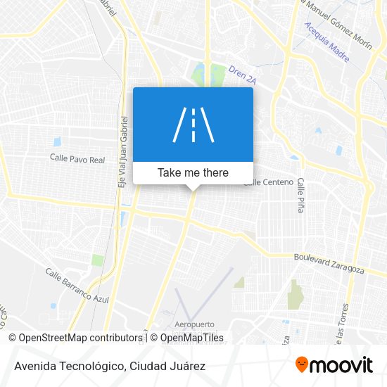 Avenida Tecnológico map