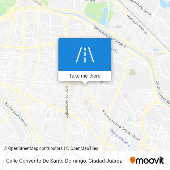 Mapa de Calle Convento De Santo Domingo