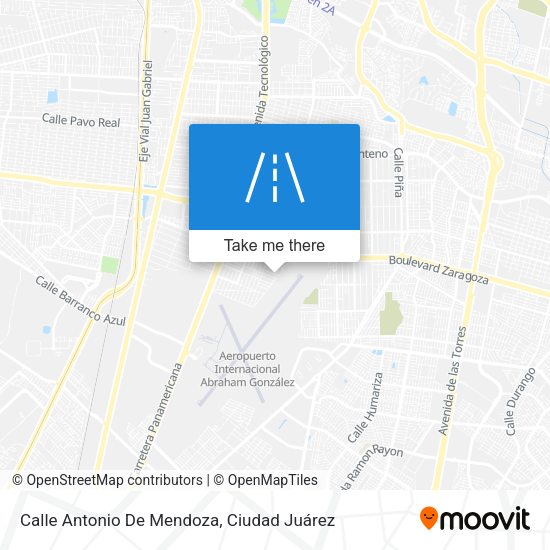 Mapa de Calle Antonio De Mendoza