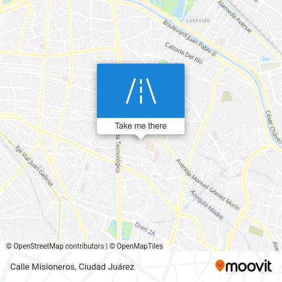Calle Misioneros map