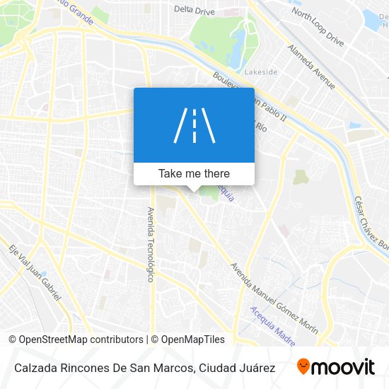 Mapa de Calzada Rincones De San Marcos