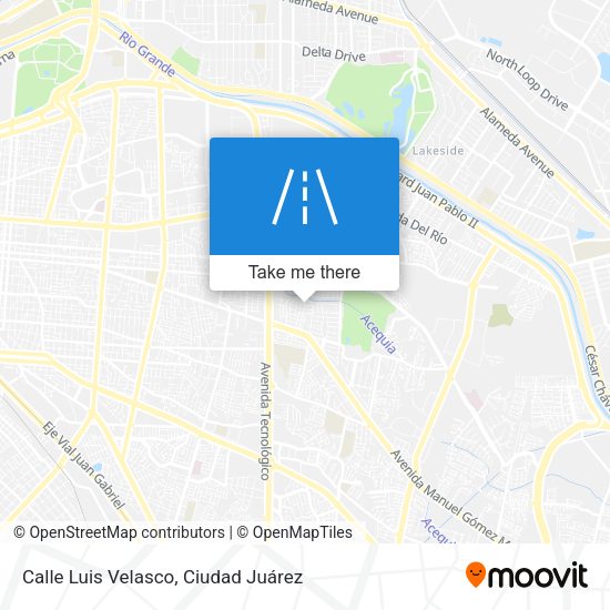 Calle Luis Velasco map