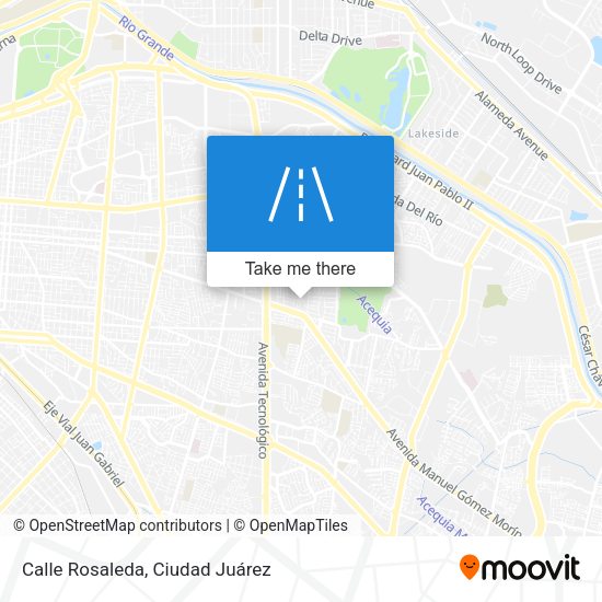 Mapa de Calle Rosaleda