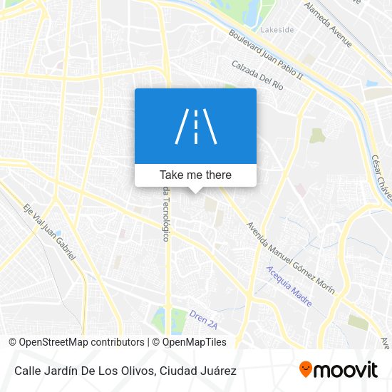 Mapa de Calle Jardín De Los Olivos