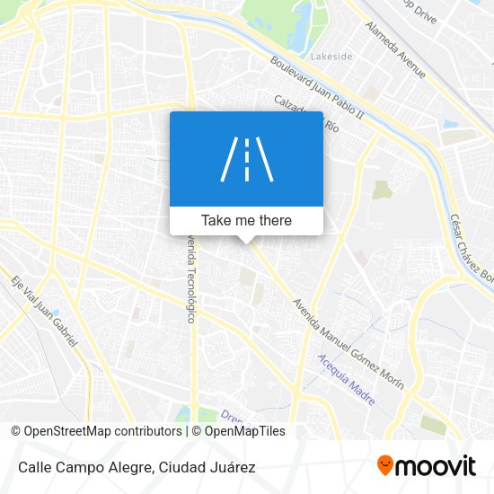 Mapa de Calle Campo Alegre