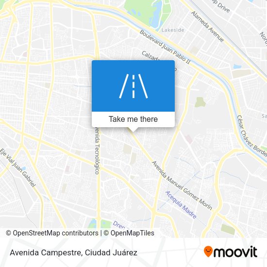 Avenida Campestre map
