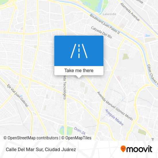 Mapa de Calle Del Mar Sur