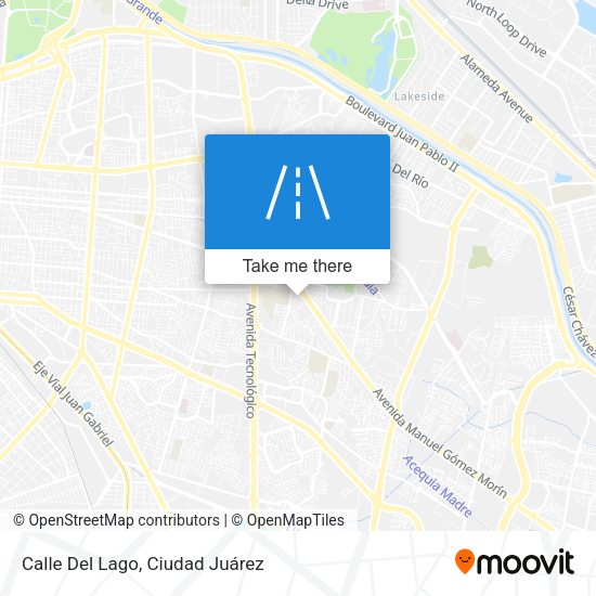Calle Del Lago map