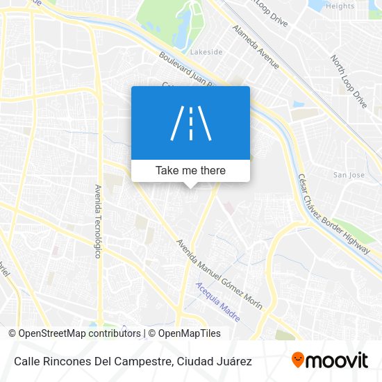 Calle Rincones Del Campestre map