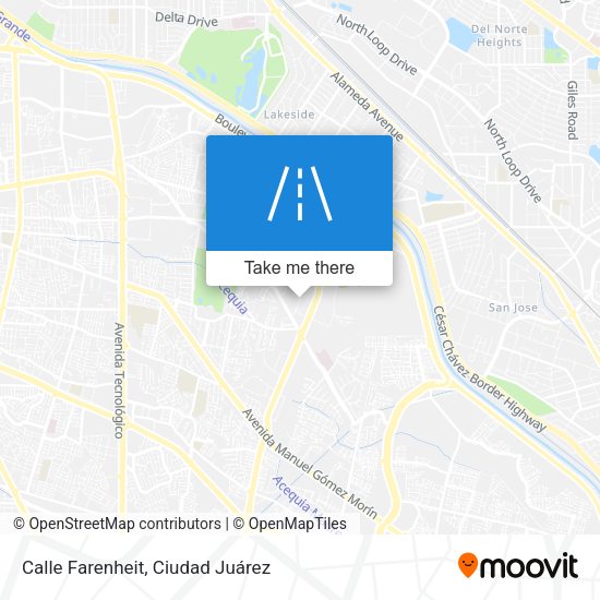 Calle Farenheit map