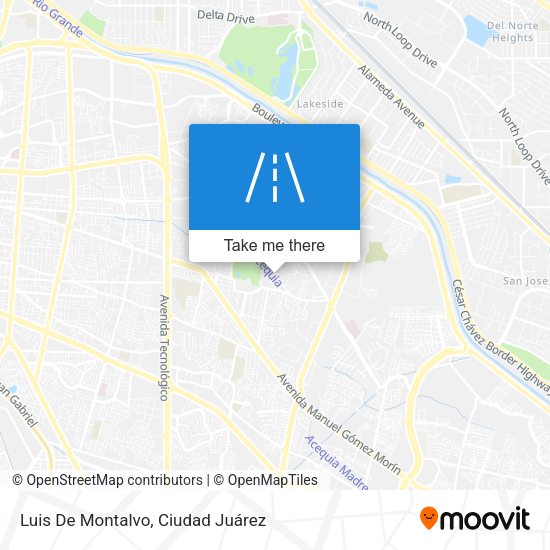Luis De Montalvo map