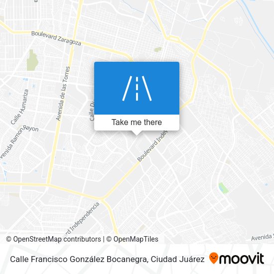 Mapa de Calle Francisco González Bocanegra