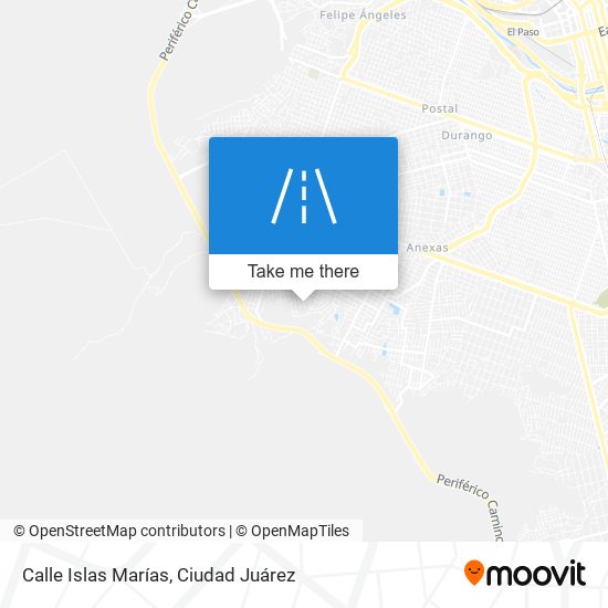 Calle Islas Marías map