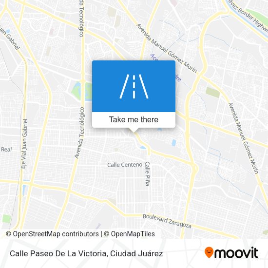 Calle Paseo De La Victoria map