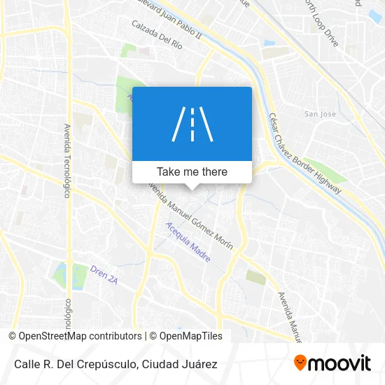 Mapa de Calle R. Del Crepúsculo