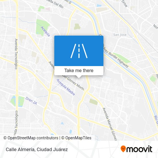 Calle Almería map