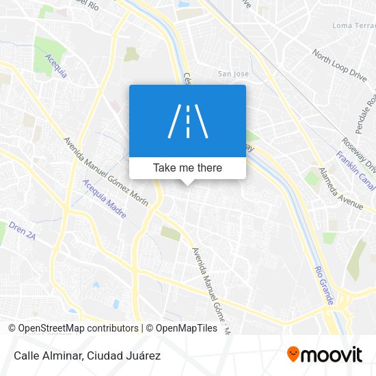 Calle Alminar map