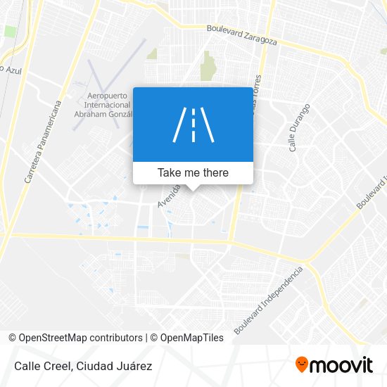 Calle Creel map