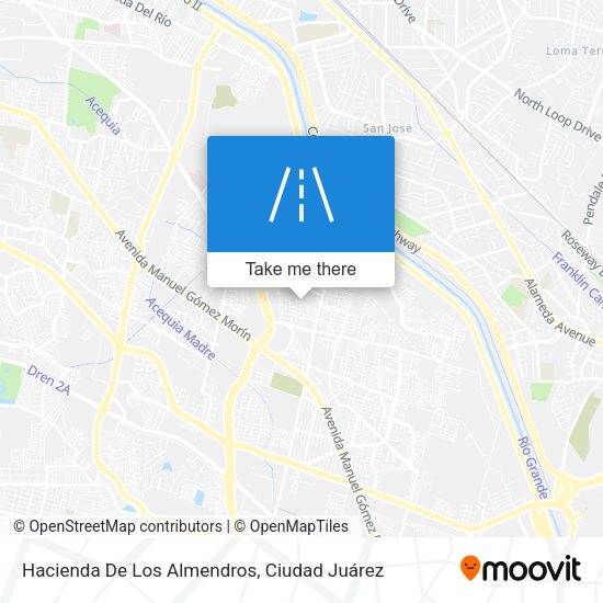 Hacienda De Los Almendros map