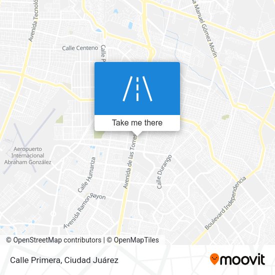 Calle Primera map