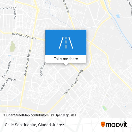 Calle San Juanito map