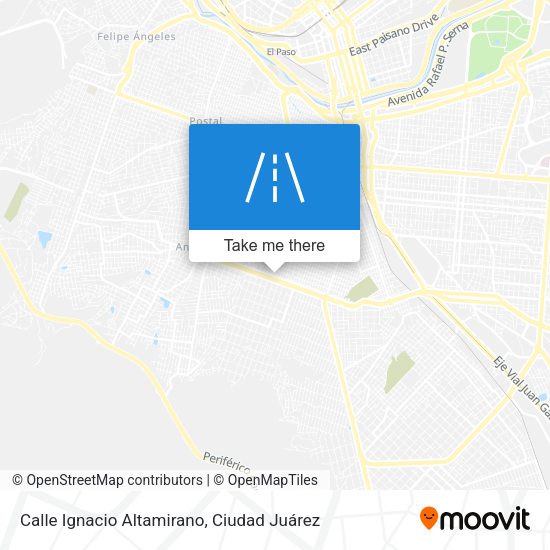Mapa de Calle Ignacio Altamirano
