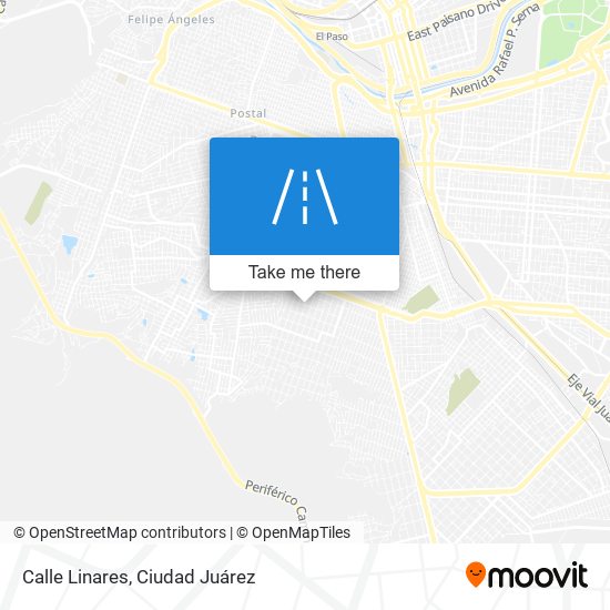 Calle Linares map