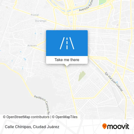 Mapa de Calle Chínipas
