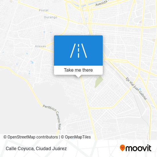 Mapa de Calle Coyuca