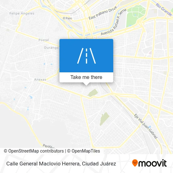 Mapa de Calle General Maclovio Herrera