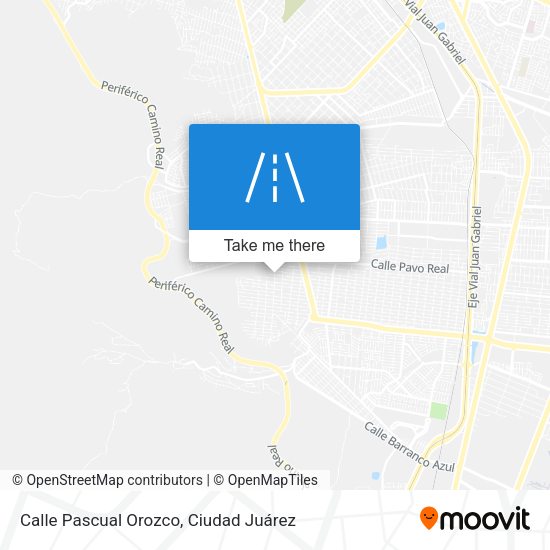 Mapa de Calle Pascual Orozco
