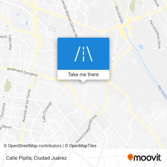 Calle Pípila map