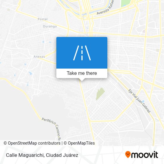Calle Maguarichi map
