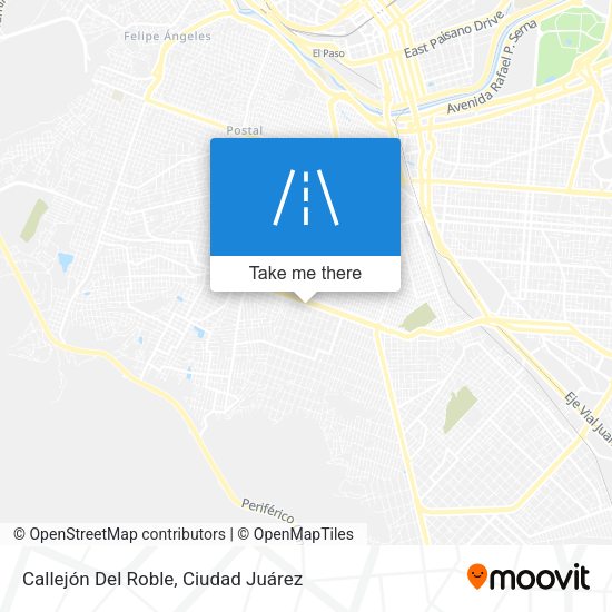Callejón Del Roble map