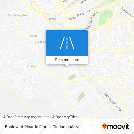 Boulevard Ricardo Flores map