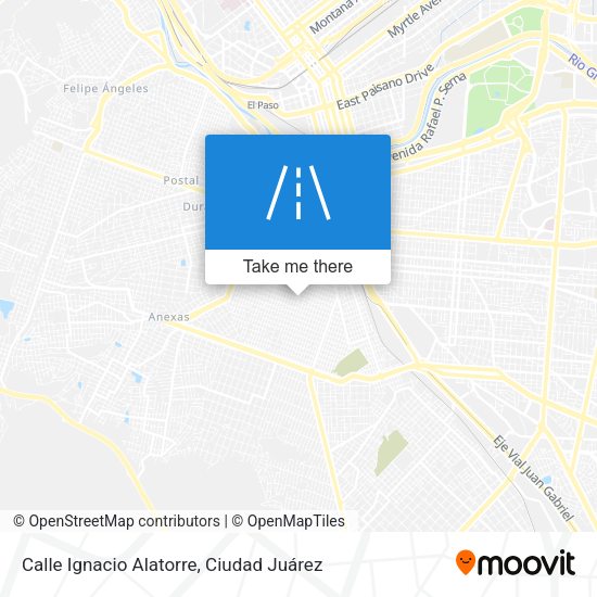Mapa de Calle Ignacio Alatorre