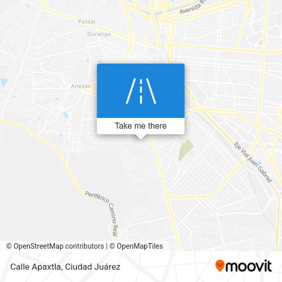 Mapa de Calle Apaxtla