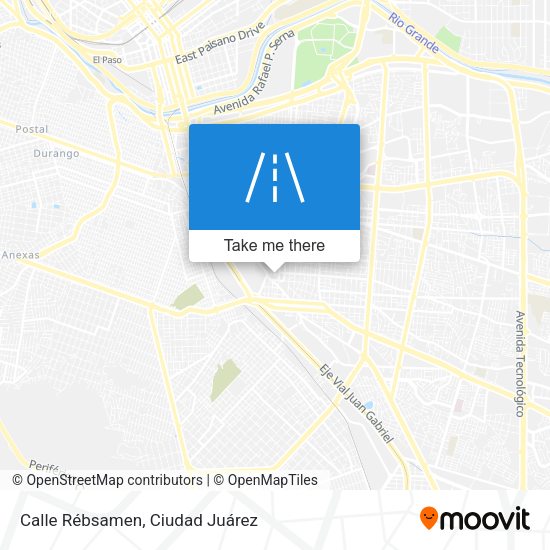 Calle Rébsamen map